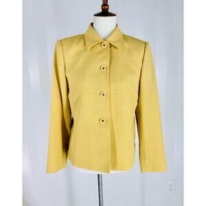Kasper Yellow Gold 4 Button Women's Jacket
